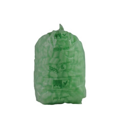Sac poubelle vert 60000 ml 38 x 15 x 82 cm - 25 unités