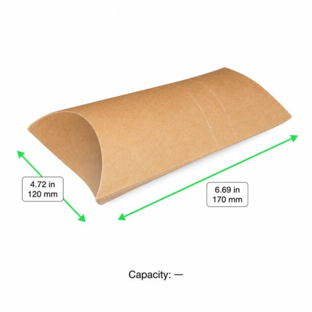 Etui Tacos sécable kraft 120x170mm - 25 unités