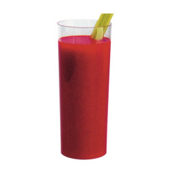 Verre longdrink PS transparent réutilisable 300 ml Diam: 5,9 cm 5,9 x 15,2 cm - 10 unités
