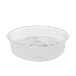 Saladier PET rond transparent "Saladeli" 960 ml Diam: 17 cm 17 x 17 x 5,5 cm - 50 unités