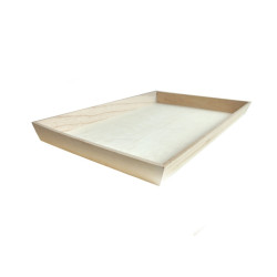 Plateau repas bois rectangulaire "Noa" 45 x 30 x 4 cm - 10 unités
