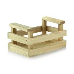 Mini cagette bois 13,5 x 8,5 x 7 cm - 48 unités