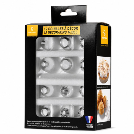 Assortiment 12 douilles transparente copolyester 177x127mm H68mm - 1 unités
