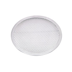 Grille à pizza ronde aluminium à fond ajouré Ø203mm H4 mm - 12 unités
