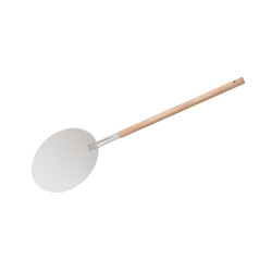 Pelle à Pizza ronde avec poignée en bois diamètre 950x305, H15 mm - 12 unités