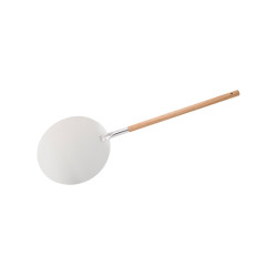 Pelle à Pizza ronde avec poignée en bois diamètre 1005x355, H15 mm - 12 unités