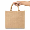 Sac cabas en jute brun 370x230mm H360mm - 5 unités