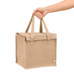 Sac cabas en jute brun 380x330mm H380mm - 10 unités
