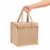Sac cabas en jute brun 380x330mm H380mm - 10 unités