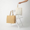 Sac cabas en jute brun 380x330mm H380mm - 10 unités