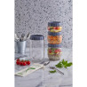 Bokolock 550 ml pet avec couvercle gris 100x90mm - 36 unités