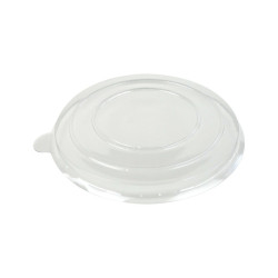 Couvercle Ceramik plat PET transparent  H25mm - 60 unités
