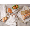 Sac baguette en coton 200mm H620mm - 50 unités