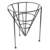 Cône métal noir empilable Diam: 12,7 cm 12,7 x 15,2 cm - 6 unités