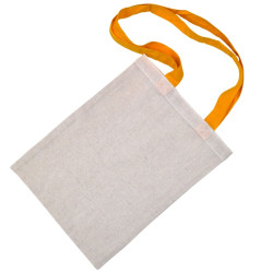 Tote bag à anses jaunes  10x230mm H300mm - 20 unités