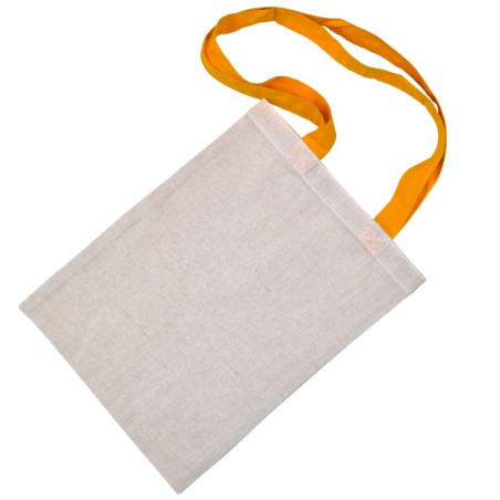 Tote bag à anses jaunes  10x230mm H300mm - 20 unités