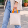Tote bag à anses jaunes  10x230mm H300mm - 20 unités