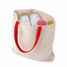 Tote bag à anses rouges  10x350mm H420mm - 20 unités