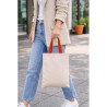 Tote bag à anses rouges  10x350mm H420mm - 20 unités