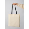 Tote bag à anses noires  10x380mm H450mm - 20 unités
