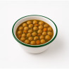 Enamel bol profond acier emaillé blanche /bord vert 550ml - diam.158mm h65mm - 12 unités