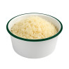 Enamel bol profond bords droits acier emaillé blanche /bord vert 750ml - diam.140mm h65mm - 12 unités