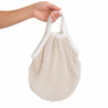 Filet de courses en coton naturel avec anses 10x400mm H400mm - 24 unités