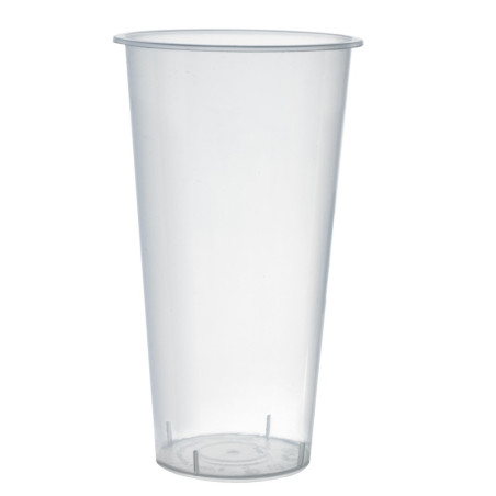 Verre Bubble tea en PP injecté transparent H155mm 580ml - 25 unités