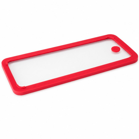 Couvercle GN 1/3 verre trempé et silicone avec 2 bouchons silicone 325x172mm H17mm - 6 unités