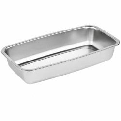 Barquettes inox scellables GN 1/3 325x172mm H55mm - 6 unités