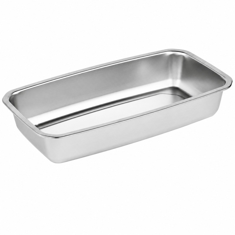 Barquettes inox scellables GN 1/3 325x172mm H55mm - 6 unités