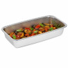 Barquettes inox scellables GN 1/3 325x172mm H55mm - 6 unités
