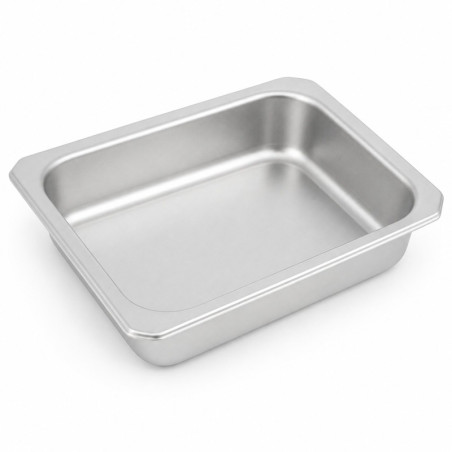 Barquette inox scellable GN 1/8 160x130mm H36mm - 6 unités