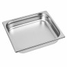 Bac GN inox 1/2 H 4 cm 325x265mm H40mm - 6 unités