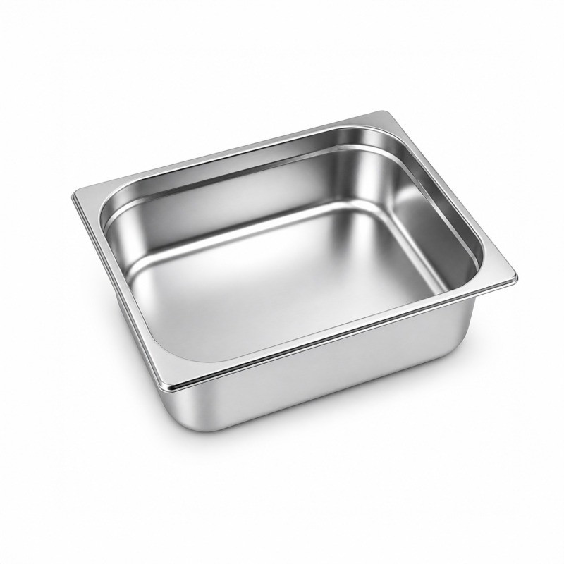 Bac GN inox 1/2 H 6,5 cm 325x265mm H65mm - 6 unités