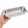 Bac GN inox 1/3 H 4 cm 325x176mm H40mm - 6 unités