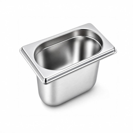 Bac GN inox 1/9 H 10cm 176x108mm H100mm - 6 unités
