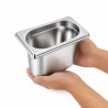Bac GN inox 1/9 H 10cm 176x108mm H100mm - 6 unités