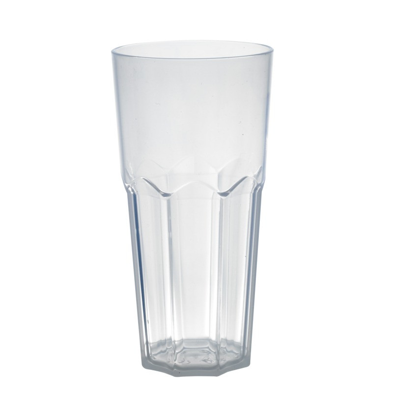 Verre à facette Cupoly en plastique PP 240ml Ø65mm 45x H127 mm - 12 unités