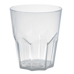 Verre à facette Cupoly en plastique PP 500ml Ø87mm 62x H99 mm - 12 unités