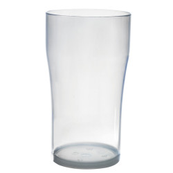 Verre à bière Cupoly en plastique PP (pinte) 696ml Ø88mm 73x H155 mm - 6 unités