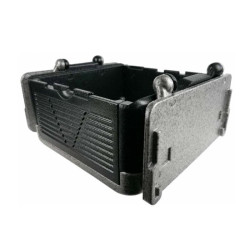 Box pliante isotherme noire 420x420mm H250mm - 1 unités