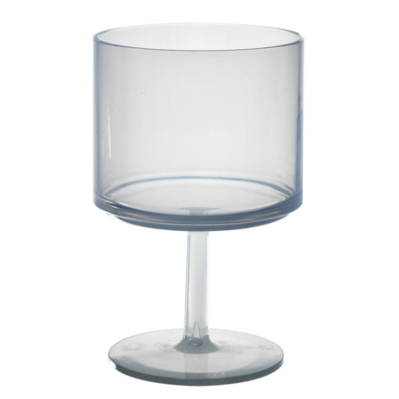Verre à vin Cupoly en plastique PP réutilisable Ø74mm 65x H121 mm - 12 unités