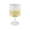 Verre à vin Cupoly en plastique PP réutilisable Ø74mm 65x H121 mm - 12 unités