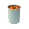 Phoenix Pot à soupe vert d'eau ré-employable   H130mm 800ml - 24 unités