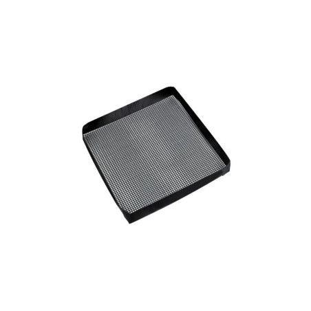 Plaque grillagée en silicone avec bordure pour BBQ 279x279mm H30mm - 2 unités