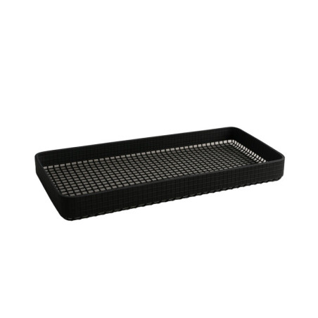 Tapis grillagé en silicone avec bordure pour BBQ 279x140mm H13mm - 2 unités