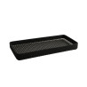 Tapis grillagé en silicone avec bordure pour BBQ 279x140mm H13mm - 2 unités