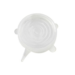 Couvercle en silicone Ø105mm 110x110, H22 mm - 50 unités