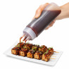 Squeezer souple transparent 3 embouts, plastique BPA free  H195mm 350ml - 6 unités